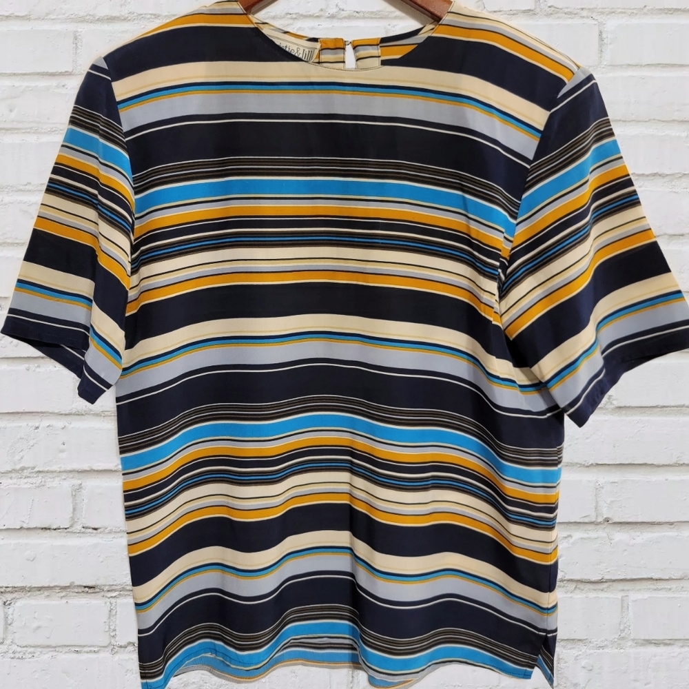 Christie & Jill Silk Blouse Size Small